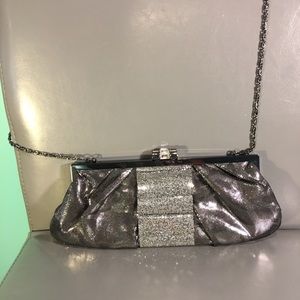 Lulu Townsend Silver Clutch